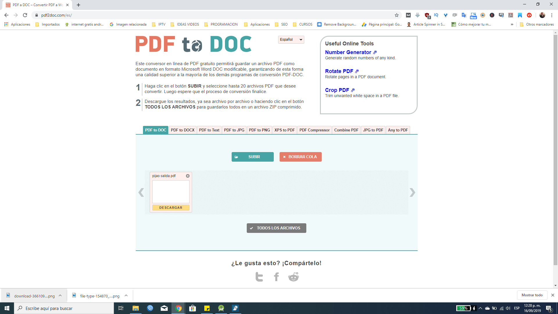 Cómo convertir WORD a PDF y PDF a WORD SIN PROGRAMAS y