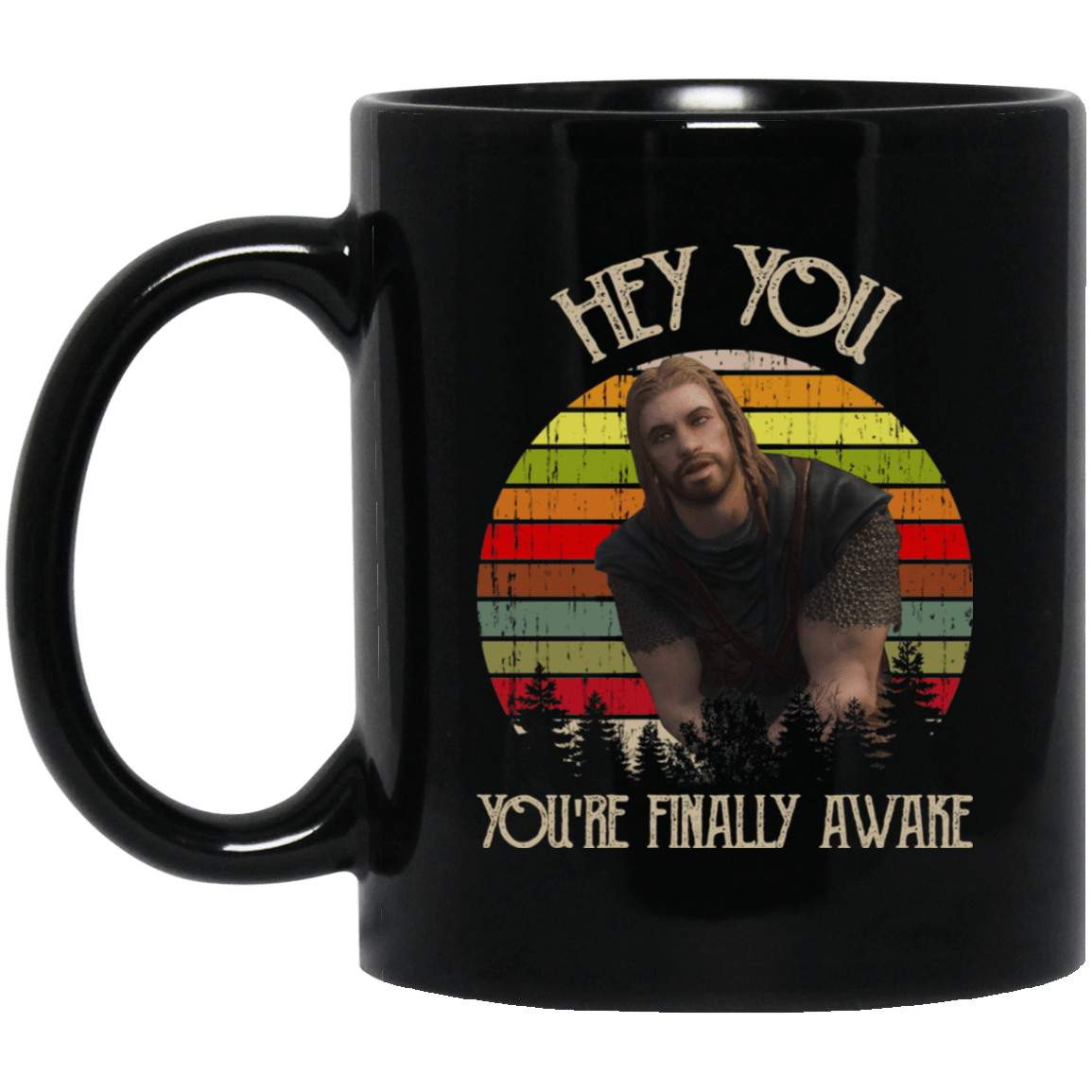 Skyrim Ralof Hey You You're Finally Awake Mug El Real