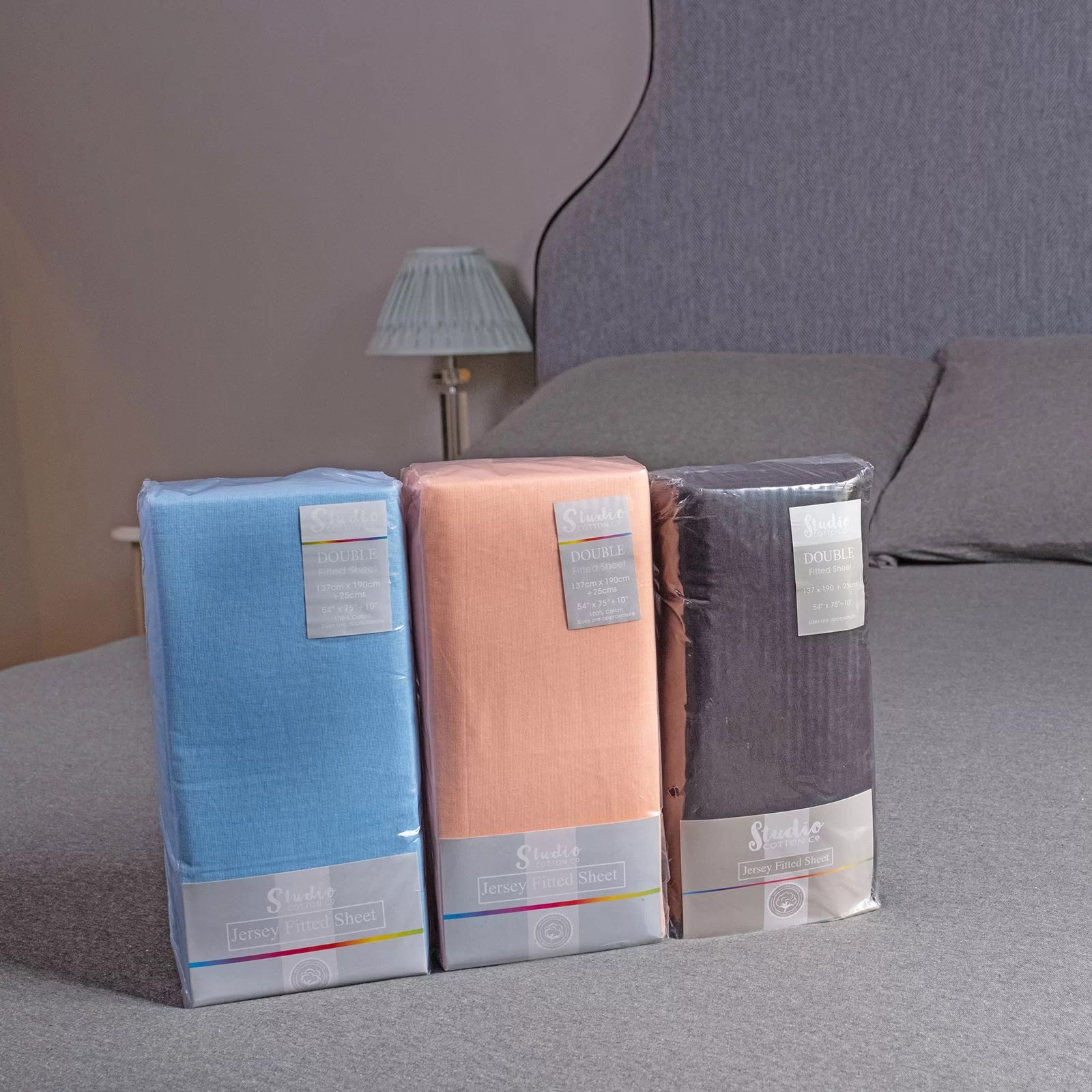 Studio Cotton Jersey Fitted Sheet ELSATEX