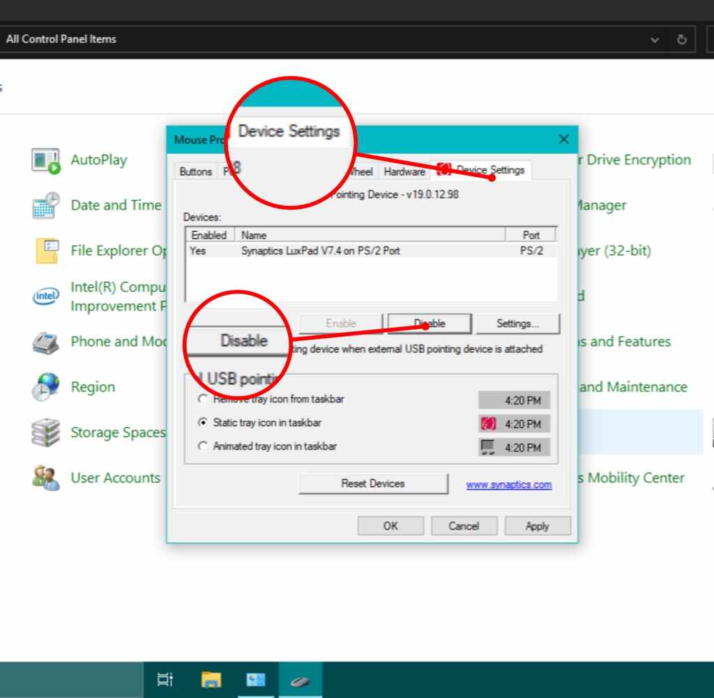 So deaktivieren Sie das Touchpad auf einem HP Laptop (Windows 10)