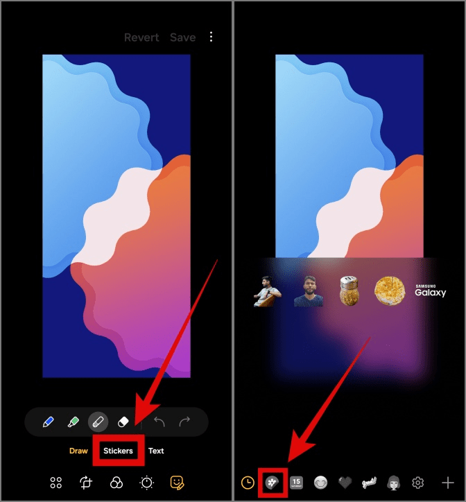 So erstellen Sie benutzerdefinierte Aufkleber aus Fotos auf Samsung