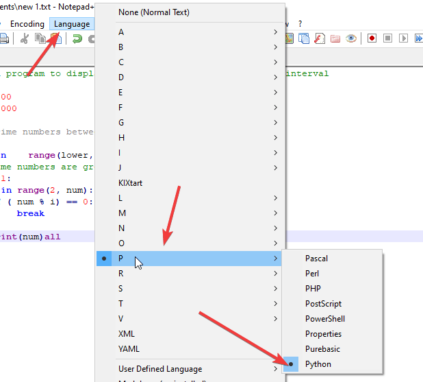 Comment activer l'indentation automatique pour le code Python dans