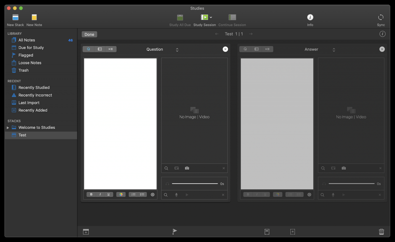 Como fazer flashcards em um Mac digistart