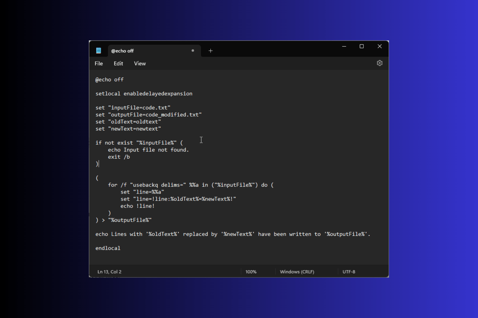 Windows 11 でバッチ (.bat) ファイルを作成する 5 つの方法
