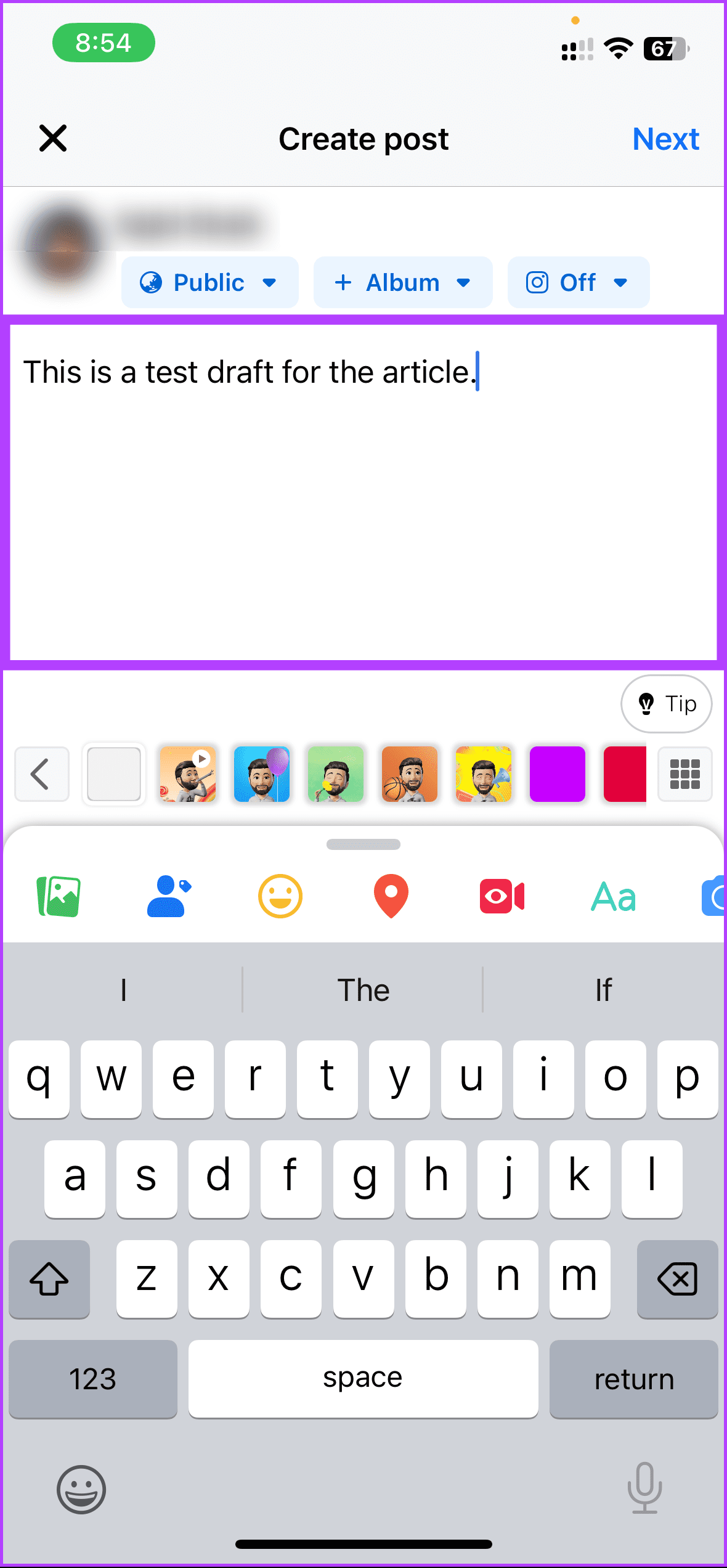 Jak znaleźć wersje robocze na Facebooku na telefonie komórkowym i