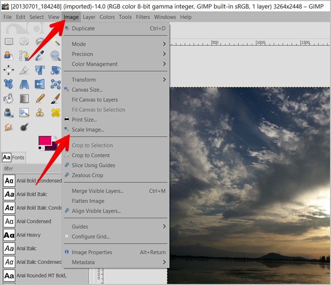 2 Ways to Resize an Image in GIMP