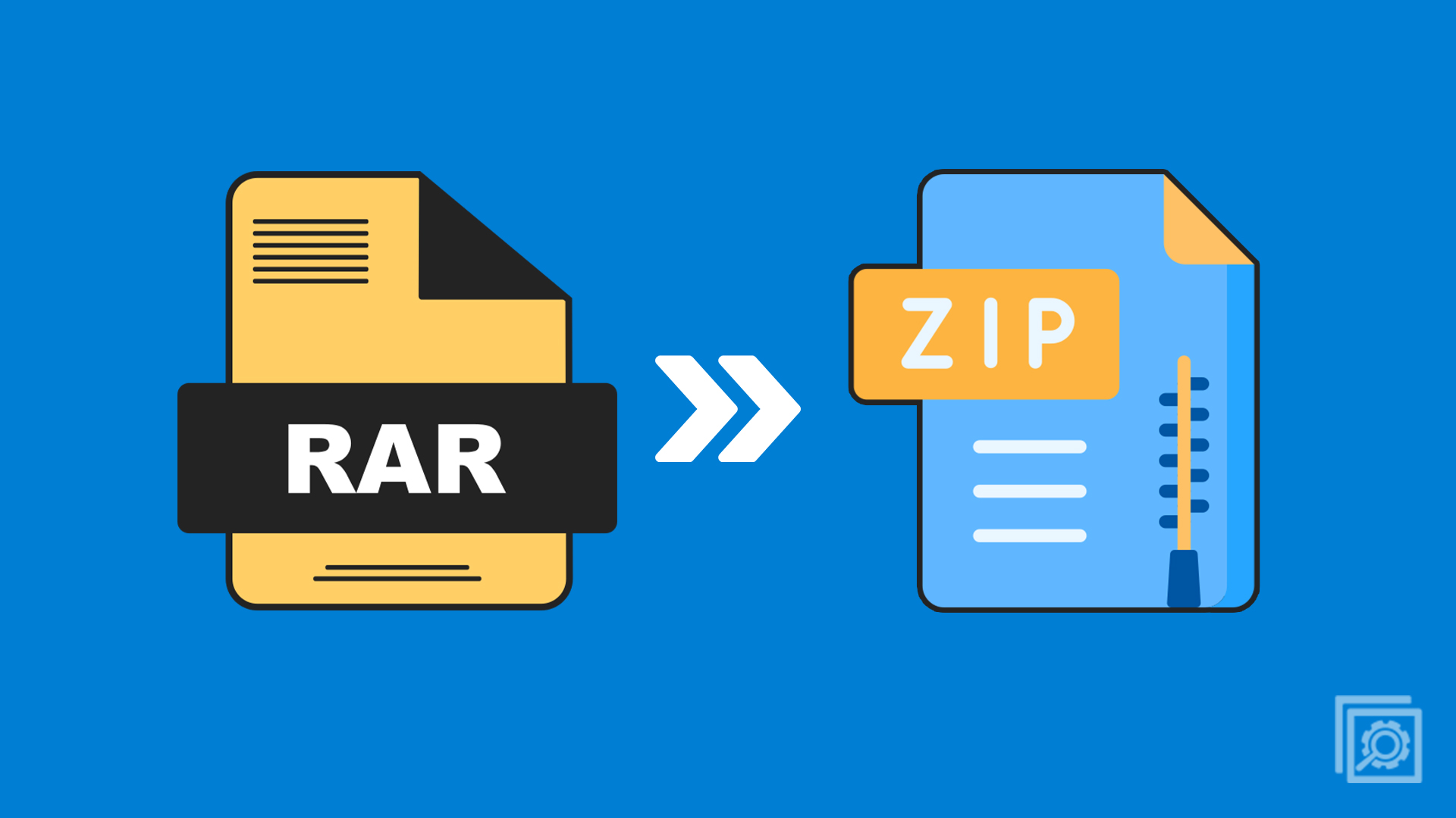 Cómo convertir un archivo RAR a ZIP en Windows
