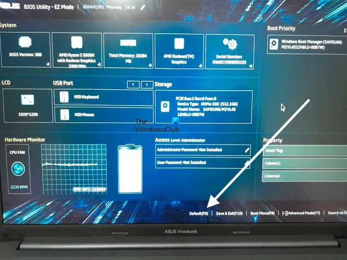 El panel táctil de la computadora portátil ASUS no funciona [Solucionar]