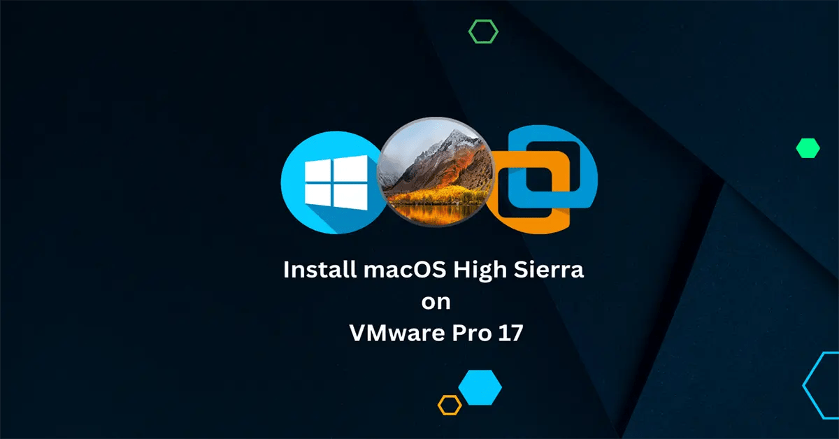 Instalar macOS High Sierra en VMware mediante el archivo VMDK