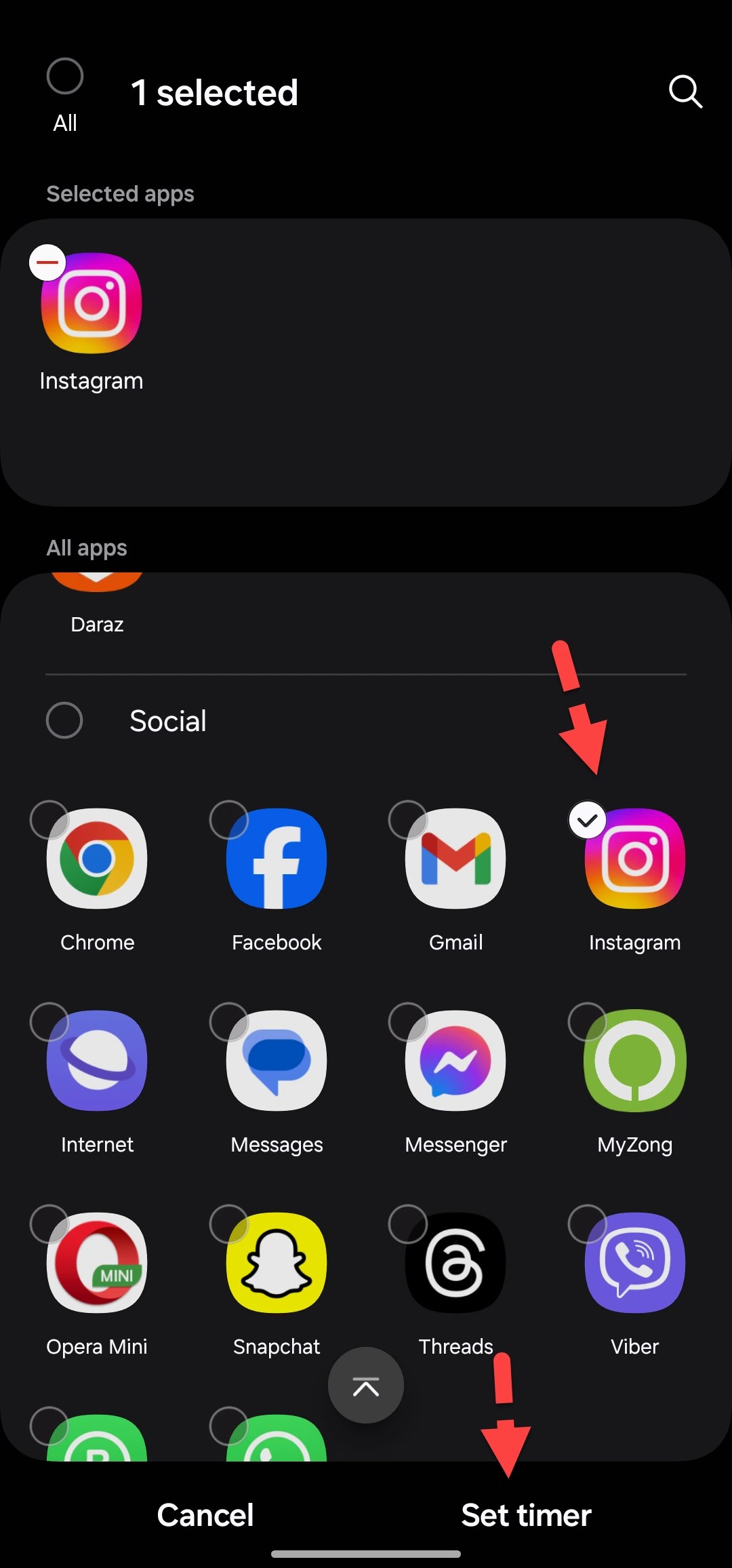 So stellen Sie den Timer für Apps auf Samsung GalaxyTelefonen ein