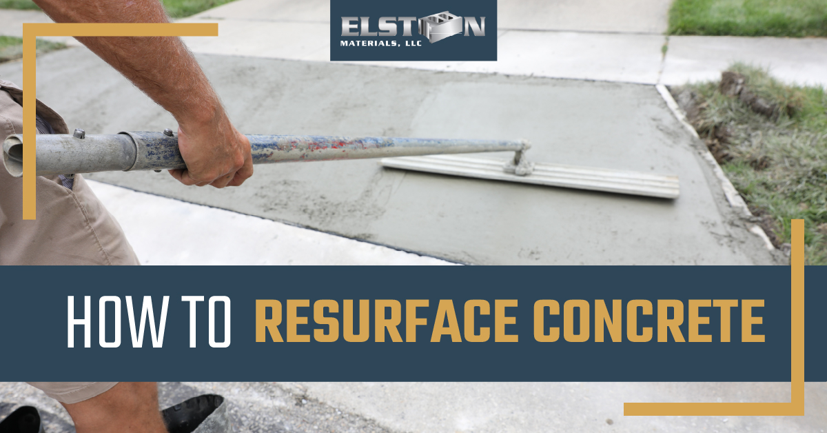 How to Resurface Concrete 6 Easy Steps Elston Materials, LLC