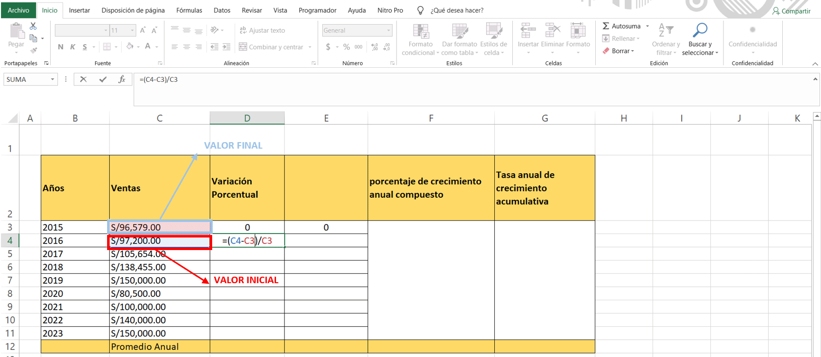 🚀 Cómo calcular la Variación Porcentual en Excel El Tío Tech 2022