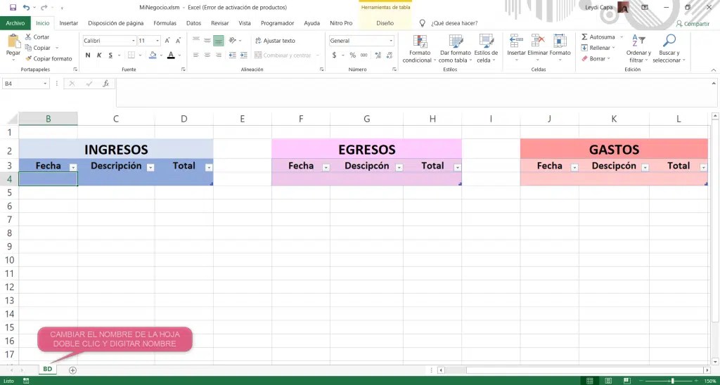 ¿Cómo llevar la contabilidad de un negocio con Excel?