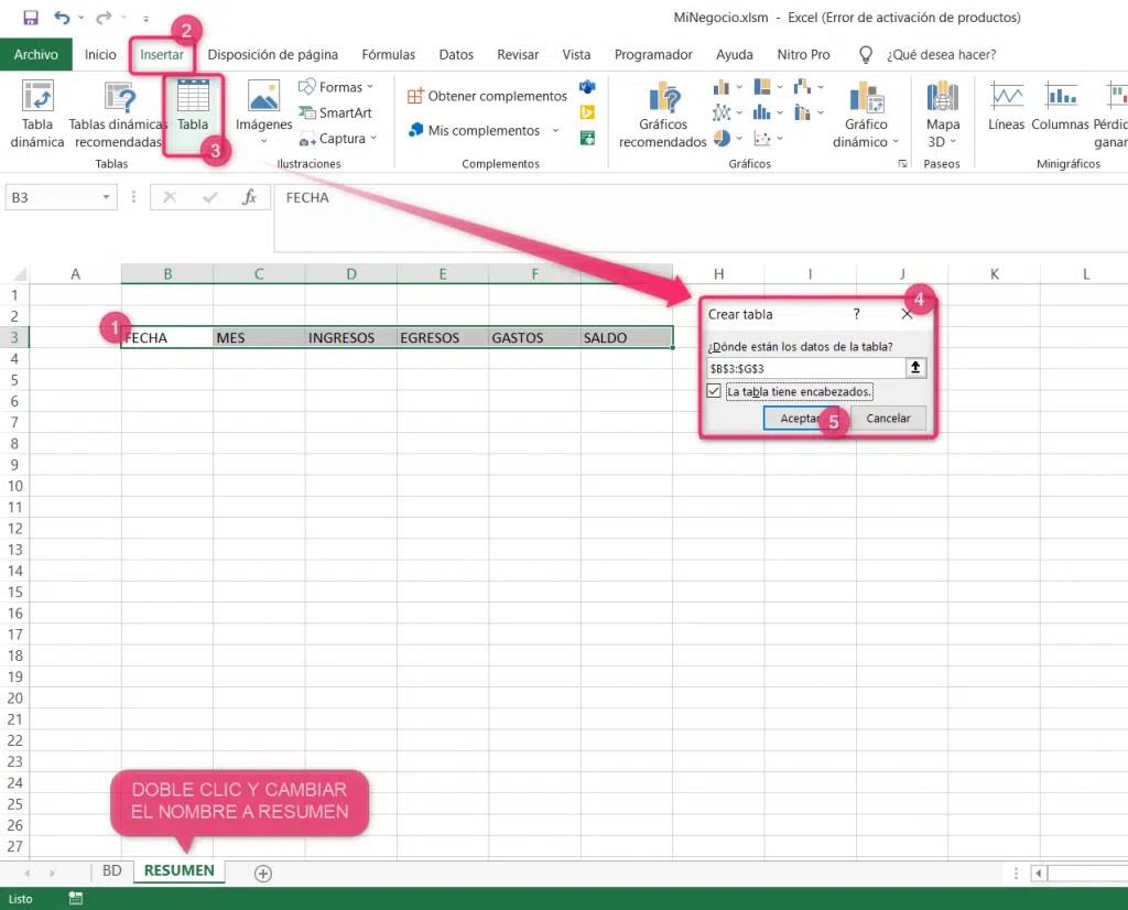 ¿Cómo llevar la contabilidad de un negocio con Excel?
