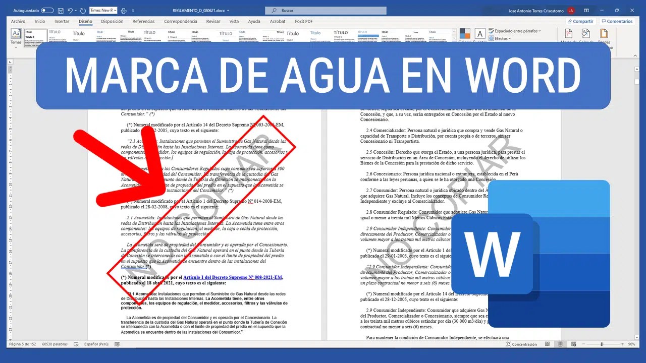 📌 Cómo poner una marca de agua en WORD El Tío Tech 2024 📌