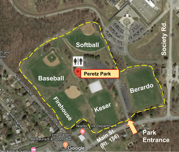 East Lyme Gis Maps Samuel M. Peretz Park At Bridebrook - Town Of East Lyme