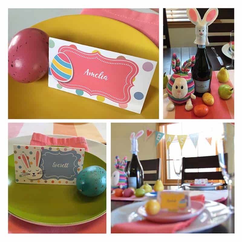 Free Easter Place Card (or Food Tents) Elva M Design Studio