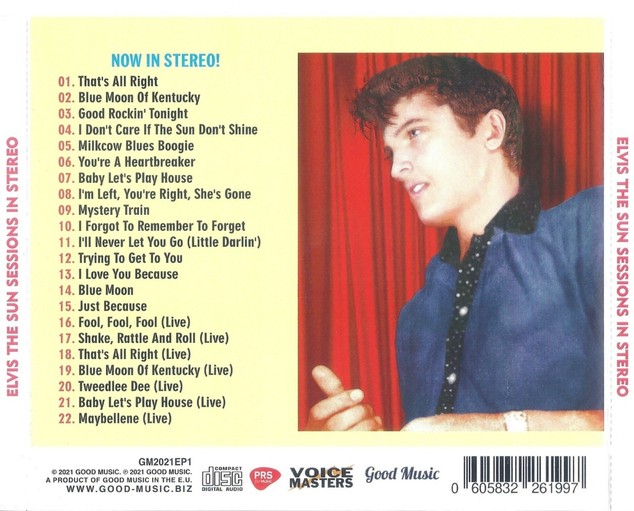 The Sun Sessions In Stereo Good Music CD Elvis new DVD and CDs