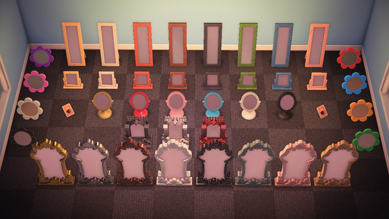 All Mirrors in all colors Furniture + Mirror DIY Recipes 43 PCs