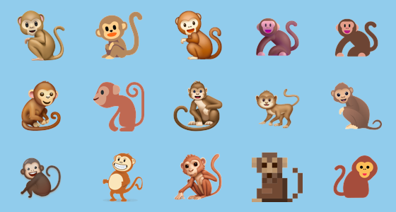???? Monkey on Google Noto Color Emoji 16.0 June Update