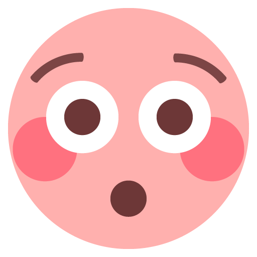 😳 Flushed Face on JoyPixels 2.0