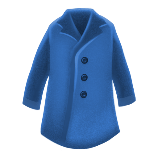 🧥 Coat on Emojipedia Sample Images 11.0