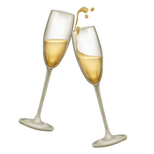 🥂 Sektgläser auf Emojipedia Eksempelbilleder 5.0