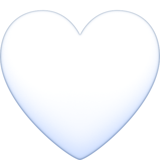 🤍 Corazón Blanco en Facebook 15.0