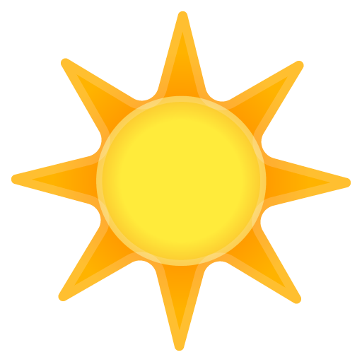 ☀️ Sun on Google Noto Color Emoji Android 11.0