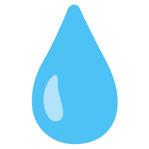 💧 Droplet on Google Noto Color Emoji 15.1