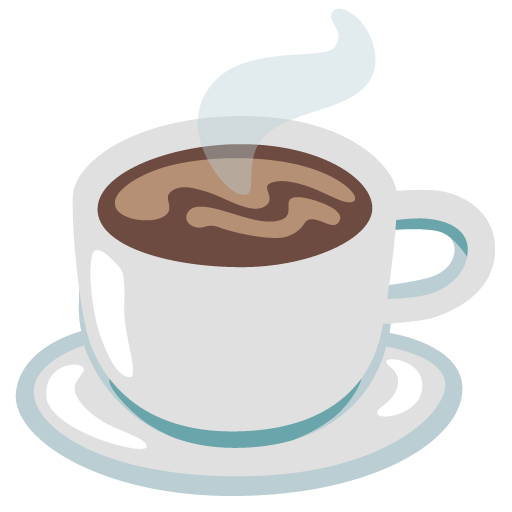 ☕ Hot Beverage on Google Noto Color Emoji 15.1
