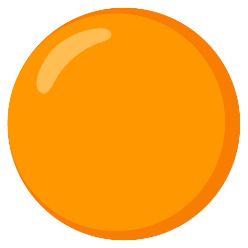 🟠 Orange Circle on Google Noto Color Emoji 15.1