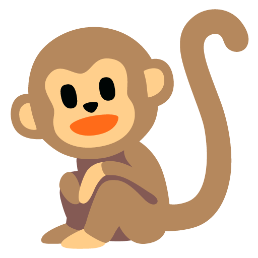 🐒 Monkey on Google Noto Color Emoji 16.0 June Update