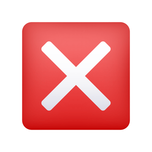 Cross Mark Button on Icons8 14.0