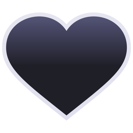 🖤 Black Heart on JoyPixels 8.0