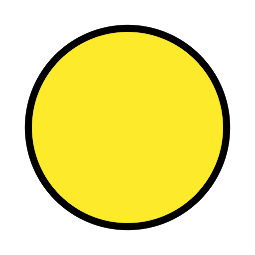 🟡 Yellow Circle on OpenMoji 14.0
