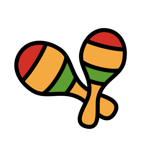 Maracas en OpenMoji 15.0