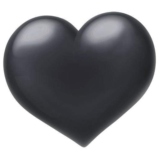 🖤 Black Heart on Twitter Emoji Stickers 13.1