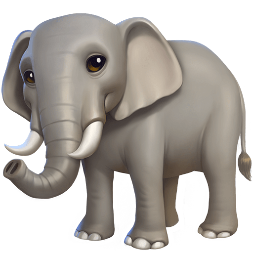 🐘 Elephant on Twitter Emoji Stickers 13.1