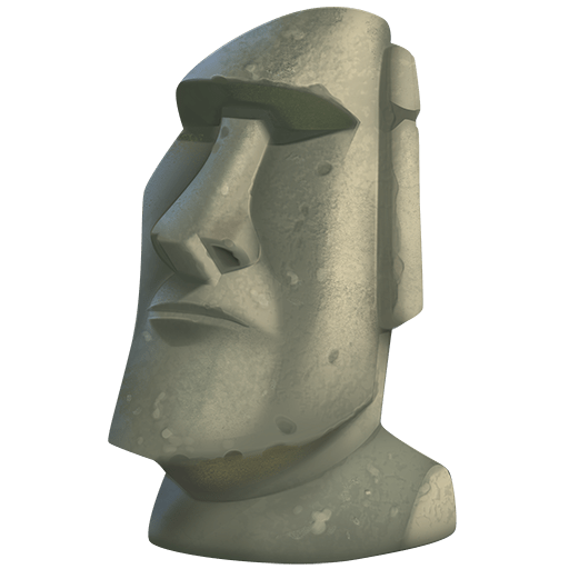 🗿 Moai on Twitter Emoji Stickers 13.1