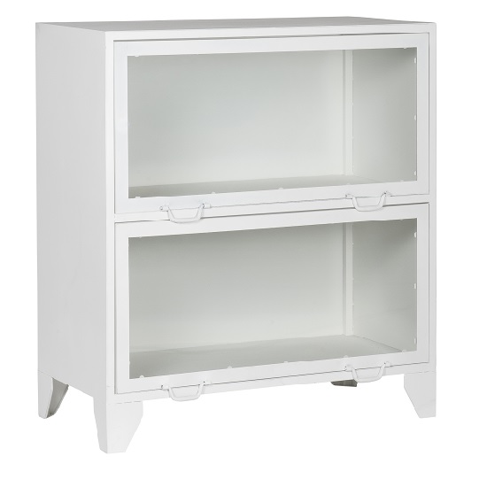 White Metal Cabinets With Doors Metal New York White With 2 Doors by Ib Laursen