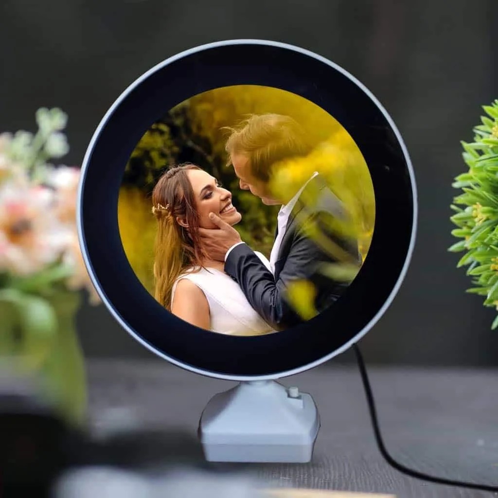 Magic Mirror Personalized / Customized Magic Mirror Round Shape Photo