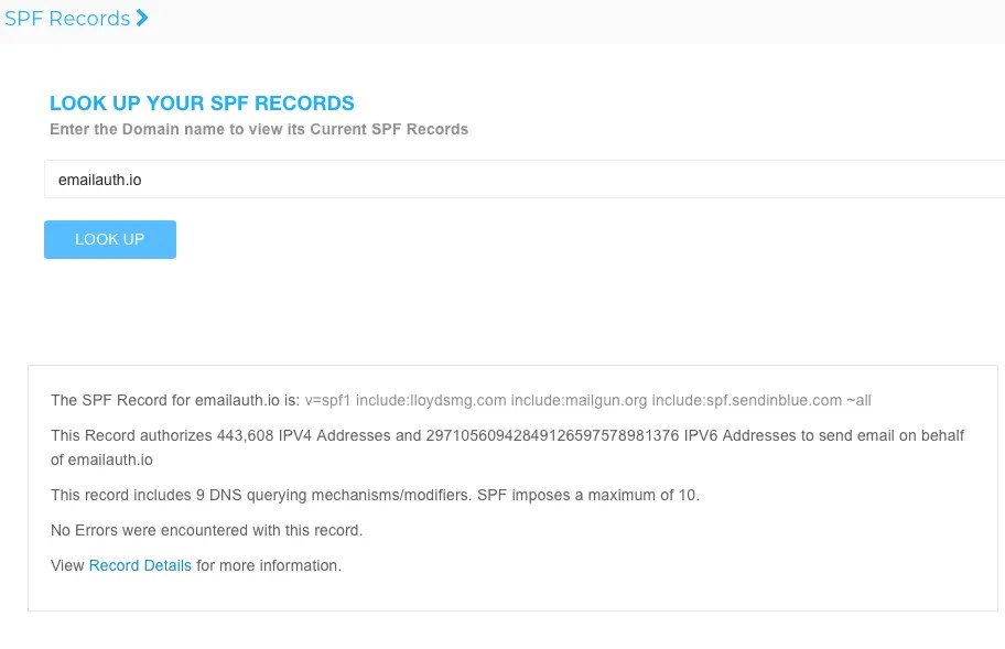 How to Validate your SPF Record? Validating an SPF record