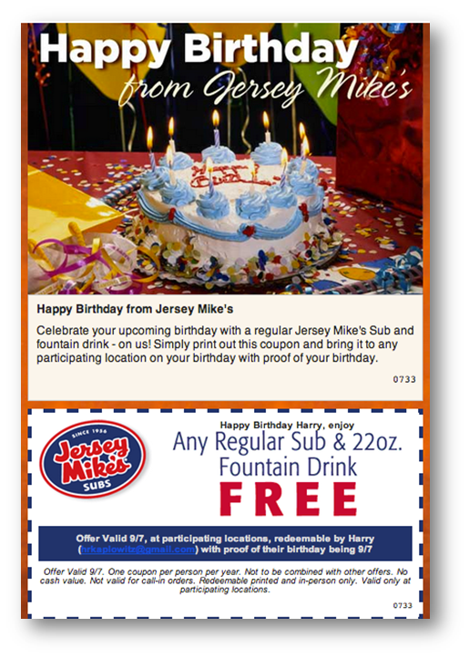 Birthday Email Examples Hits, Misses, and HeadScratchers