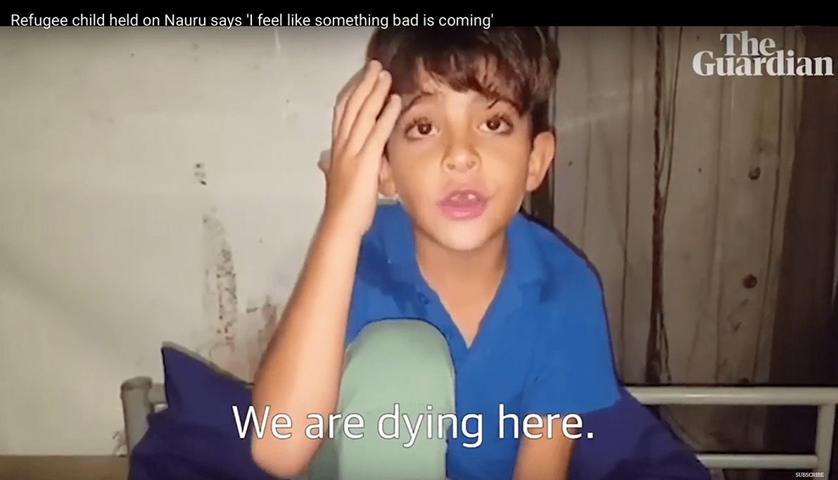 7 year old’s living nightmare … Nauru Email Empathy