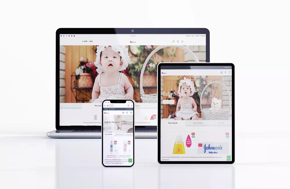 Build Baby Product sites Get Best site for Baby Products in India
