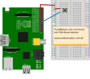 Raspberry Pi - GPIO em modo Input em Python - Embarcados