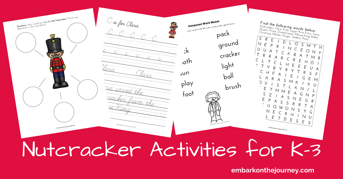 Nutcracker Printables for K-3