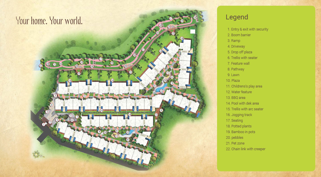 Embassy Grove Masterplan Luxury Villaments in Kodihalli