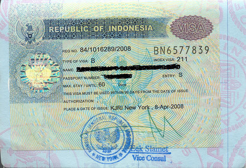Indonesia Visa Documents required Embassy n Visa